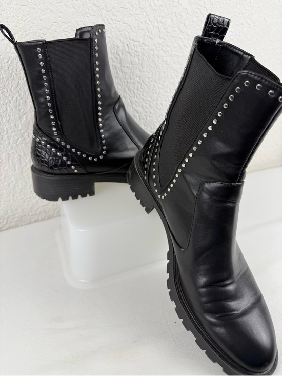 Zara Shoes - Zara | Trafaluc Chelsea Studded Ankle Boots | Black | EU 41 | US 10–10.5